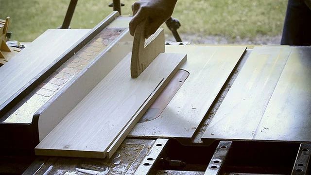 Ripping A Board On A Sawstop Table Saw The Best Table Saw
