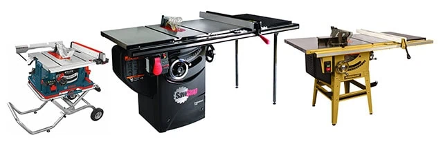 Best Table Saw Type Portable Table Saw And Cabinet Table Saw