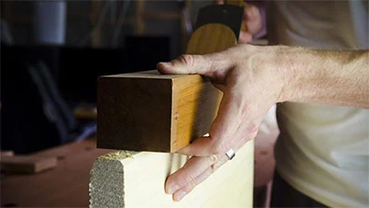 Jointing The Edge Of A Board With A Wood Plane Or Jointer Plane To Square And Flatten Board