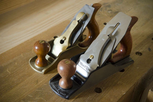 Lie-Nielsen Smoothing Plane Next To A Woodriver 4 1/2 Smoothing Plane