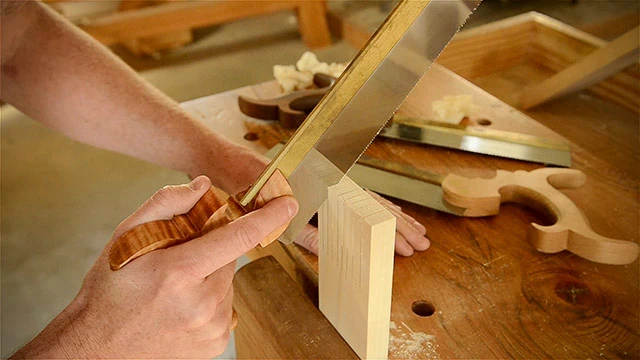 Cutting With A Dovetail Saw