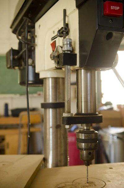 Showing The Spindle Travel Of A Jet Drill Press Best Drill Press Guide