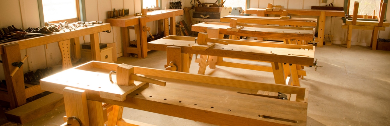 Wood And Shop Traditional Woodworking School With A Collection Of Moravian Workbench And Roubo Workbench